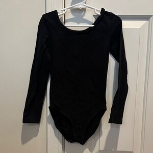 Danskin Black Kids Bodysuit